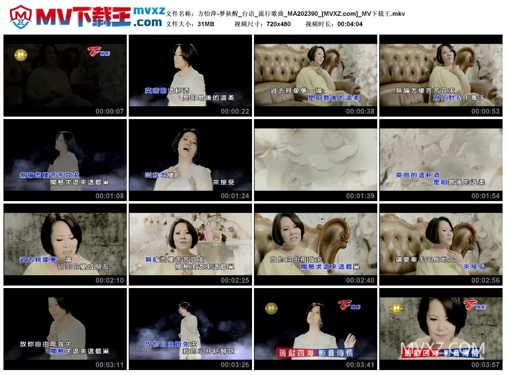 方怡萍-梦袂醒_台语_流行歌曲_MA202390